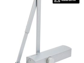 БУЛАТ Доводчик дверной PROFI ДД 802/5 B-S (25-120 кг) серебро, морозостойкий  (10)