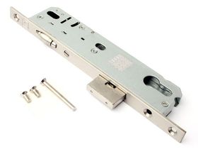 DORF замок врезной аллюмин. м/о 85 мм, пл 23 мм, д/м 25 мм с фал защ. 1/5