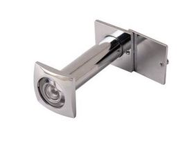 Глазок дверной Fuaro, оптика 130-70/Z SSC сатинированный хром (42153)