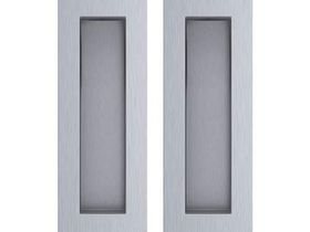 Ручка для раздвижных дверей 2 шт SH.LD152.010 BPVD-77 Вороненый никель (45141) "Armadillo" 1/24