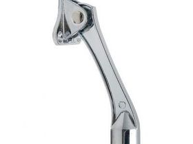 DORF Дверной фиксатор откидной, козья ножка, хром 1/25