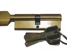 Цилиндр Аллюр DL-02 90 (30 верт*10*50) СP с верт.перфокл.цилиндр.мех. 1/40