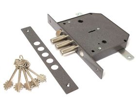 Замок врезной Эталон-РЗT правый,"Герион" 1/9 (б/ручек) надо компл.