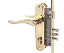 АЛЛЮР 102/3 GP замок врезной с/руч золото 1/12  (4кл) (Аналог 1703)