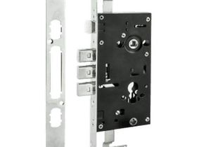 НОРА-М Корпус замка КЗВР-1 (68мм) (А1) Хром/квадр.ригель/