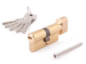 Цилиндровый механизм KD6MM Z35/K35KD W/5 LONG KEY /ABUS/ золото