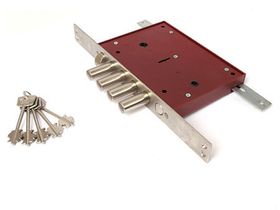 Замок врезной СУПЕР-КОНКУРЕНТ-РЗТ (б/р/о) ЛЕВ 1/16