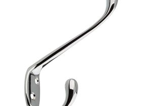 Крючок 04.04.02 "Титан" (хром) "ZY-203А" 2-рожк 302021 1/30/300 TRODOS