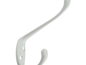 Крючок 04.04.03 "Титан"  (белый) "ZY-203А" 2-рожк 302022 1/30/400 TRODOS