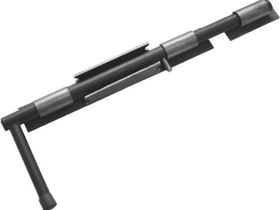 Засов ДОБРЫНЯ 450 мм мод.2 б/п  d-20мм "ДОМАРТ"1/5