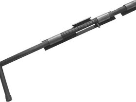 Засов ДОБРЫНЯ 600 мм с пружиной мод.2 б/п  d-20 мм  "ДОМАРТ"