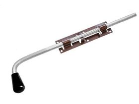 Засов ЗСП-500  с пружиной мод.4 бронза антик   d-16 мм  "ДОМАРТ"