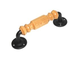 Ручка -скоба (220мм) мод.9 черная декоративная  "ДОМАРТ"