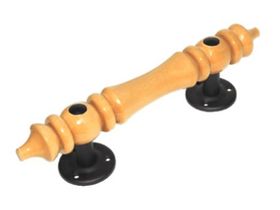 Ручка -скоба (270мм) мод.18 светлая ( черная) декоративная (оптимизация ассортимента)