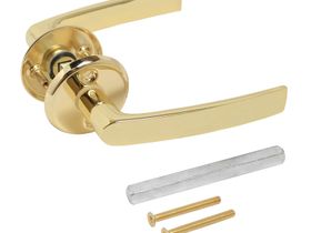 Комплект ручек  для финских дверей АЛЛЮР 16/006 GP золото(40,20)
