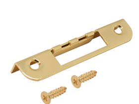 Ответная планка АЛЛЮР 045 PB золото для финских дверей (250,50)