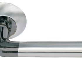 MH-03 SN/BN (бел.никель/черный никель) Ручка дверная "Колонна" 1/20 "Morelli"