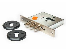 1.03.03 КРЕМЕНЬ Корпус замка под цилиндр .стержни 3 шт.диаметр 12 мм