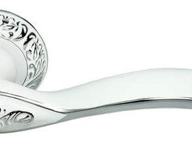 MH-36 CLP W/PC (белая эмаль/хром) Ручка дверная "Catherine" 1/20 "Morelli"