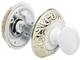 Завертка сантехническая МН-WC CLP W/PG (белая эмаль/золото) 1/10 "Morelli"