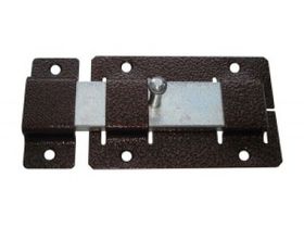 Задвижка дверная ЗД-02 пол. серебро  г.Кунгур (М) 1/20