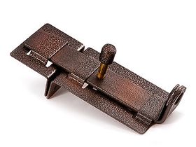 Задвижка дверная ЗД-04 пол.медь г.Кунгур (М) 1/10