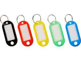 Бирка для ключей пластиковая 1/100