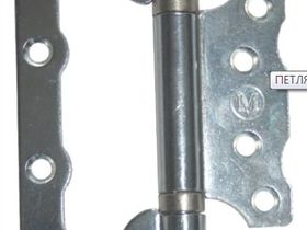 Петля накладная ПНУ-100 ЦИНК без шурупов г.Кунгур (М) 1/50
