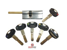 Цилиндр Securemme К-2 с перекодировкой 60мм(30*30)мм кл/шток