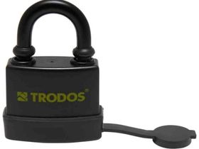 Замок навеснойТRODOS  ВС-IG1-45 всепогодный с одной секретностью,чугун,черный /блистер/ ( под заказ)