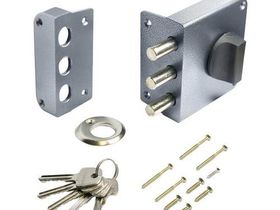 АЛЛЮР Замок накладной ЗН1-2-3 + (Ф ПЛЮС)  1/20