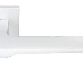 MH-53-S6 W (белый) "Mercury" Ручка дверная на квадр.розетке 6мм  "Morelli"