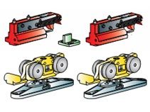 SLIDING SET 1,комплект ролик -довод+ролик-довод,дверь до 40кг