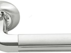 MH-11 SN/CP Ручка дверная "Мозаика" (белый никель/хром) 1/20 "Morelli"