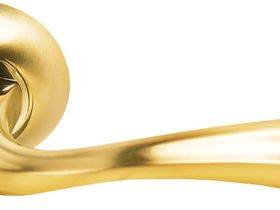 MH-15 SG/GP Ручка дверная  (мат.золото/золото) ОПТИМИЗАЦИЯ