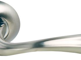 MH-15 SN/CP Ручка дверная "Сон"  (белый никель/хром ) ОПТИМИЗАЦИЯ