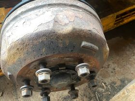 Передняя балка 6шпилек Hyundai EX8 EX35 R17.5 в сборе Оригинал Корея Контракт 511105M310 583055MA00 567145M310 5175258250 567345M310 527615M300