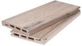 Доска для обрамления из ДПК 3D WOOD BRUSHING MIX 20х140х2900 мм цвет: бежевый