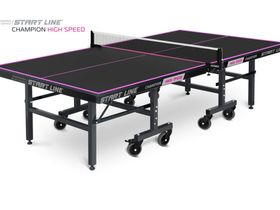 Стол теннисный Start line Champion HIGH SPEED Black без сетки
