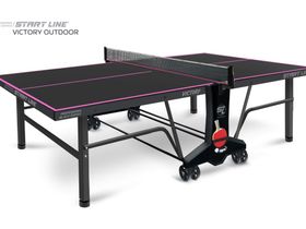 Стол теннисный Start line VICTORY 6 Всепогодный Black с сеткой