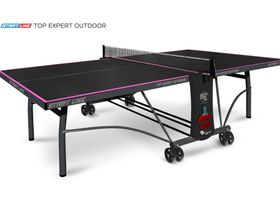 Стол теннисный Start line Top Expert 6 Всепогодный Black с сеткой