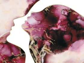 Фотообои Z-382 Девушка рисунок 300х270