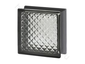 Стеклоблок Инка черный бриллиант