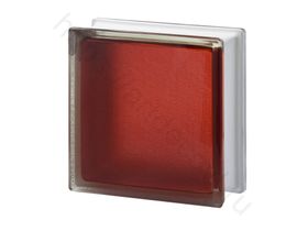 Стеклоблок Самба рубин