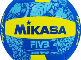 Мяч для пляжного волейбола Mikasa, размер 5, Сине-желтый