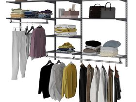 Гардеробная система Optima G240 графит