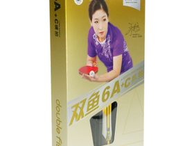 Ракетка для настольного тенниса DOUBLE FISH 6A+C, профессиональная, ITTF Approved, + 2 мяча