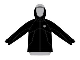 Велосипедная мембранная куртка COM MJL09. черный (L)