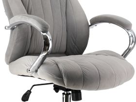 Кресло руководителя Everprof Coral Ткань Серый