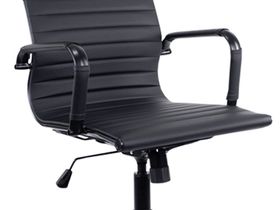 Кресло руководителя Everprof Rio Black T Экокожа Черный